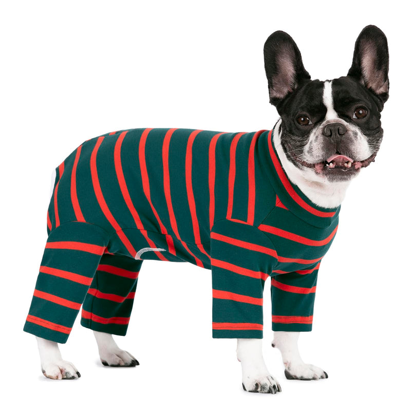 Dog Surgery Recovery Suit for Male/Female, Post Surgery Dog Shirt, After Surgery Dog Bodysuit, E-Collar & Cone Alternative Surgical Clothes, Anti-Licking Dog Snugly Onesie Medium Dark Green - PawsPlanet Australia
