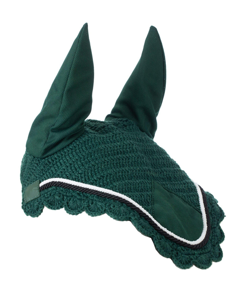 Equinavia Nord Ear Net - Hunter Green/Black - Horse - PawsPlanet Australia