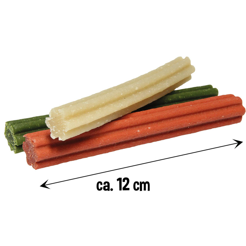 5 x 120 g Dentogum Rice Sticks Mix - for Small to Medium Dogs - The Toothbrush for Your Dog - Dental Care