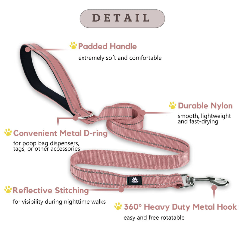 FURRYFECTION Dog Harness Bundle Dog Collar and Leash Set | Pink | Large - PawsPlanet Australia
