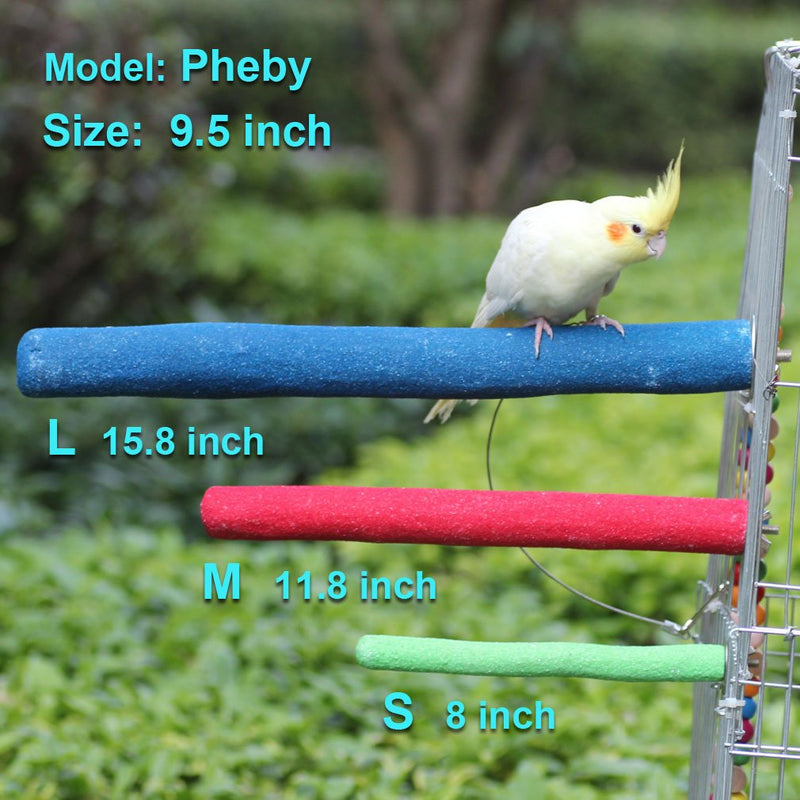 Bird Perch Rough-surfaced Nature Wood Stand Toy Branch for Parrots CW057-M