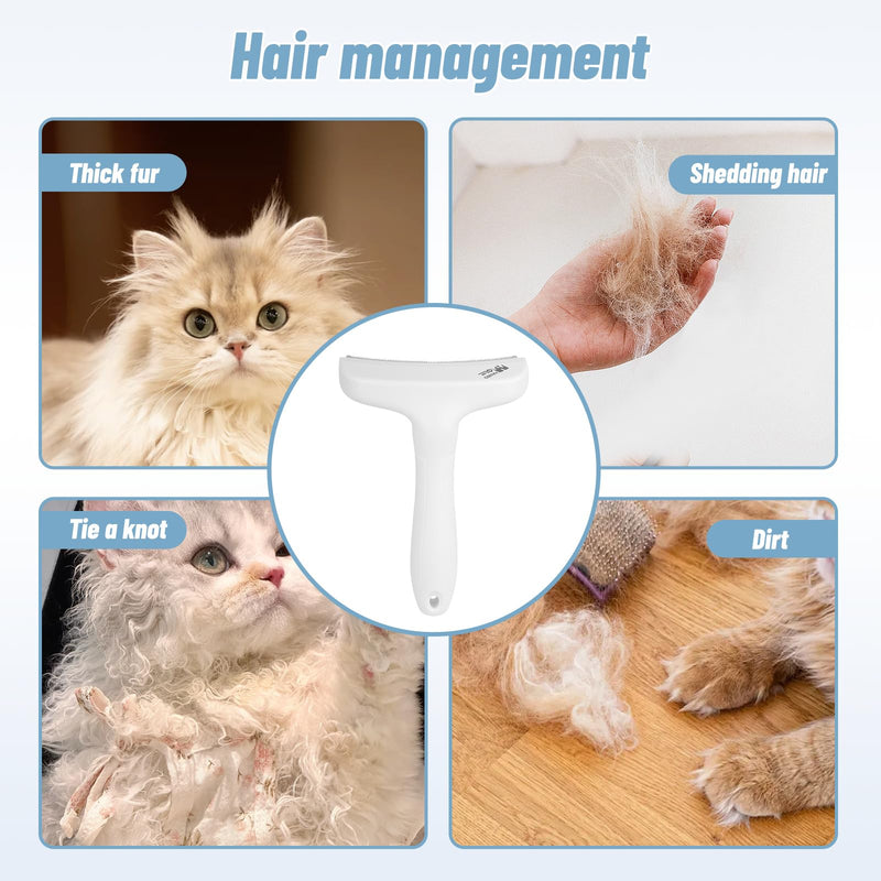 Cat Brush Pet Hair Remover, dog brush,Deshedding Brushes for Undercoat, Cat Hair Brushes for Shedding, Cats Grooming Brush, for Dogs, Cat, Shedding, Short Haired Cats, Dog Comb(Blue) Blue - PawsPlanet Australia