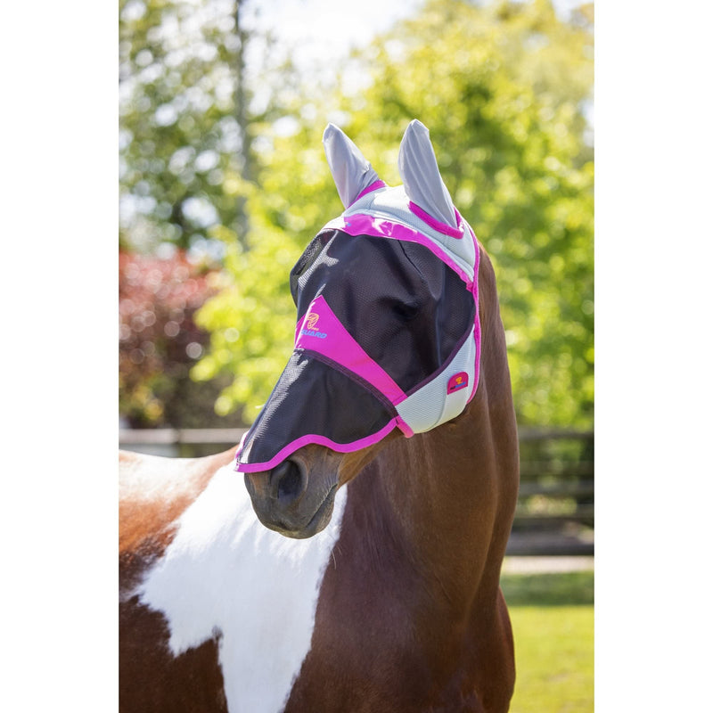 Shires Equestrian Air Motion Fly Mask with Ears & Nose (Full) Full - PawsPlanet Australia