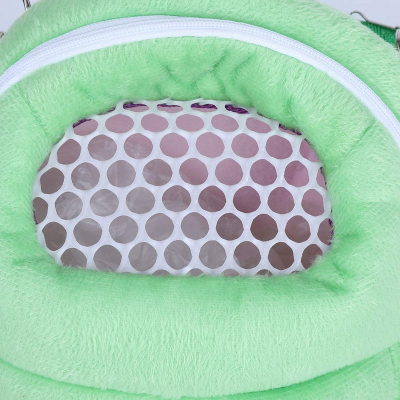 Hamster Carrier, Portable Breathable Outgoing Travel Bag with Shoulder Strap Warm Sleeping Hanging Bag for Small Pets Sugar Glider Squirrel - PawsPlanet Australia