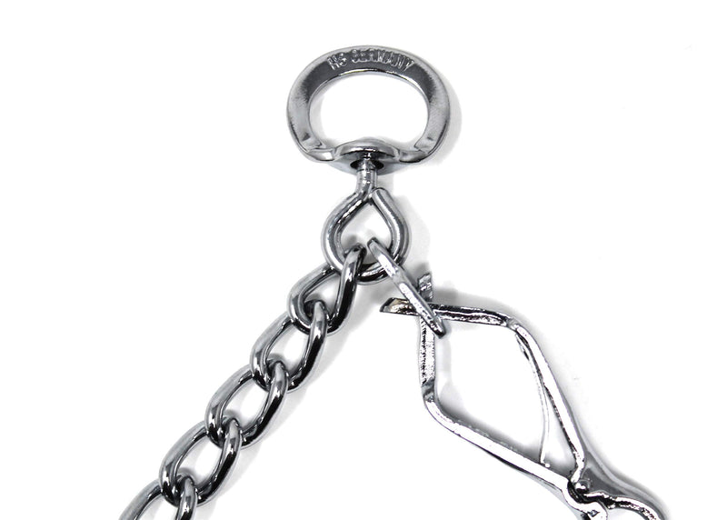 Herm Sprenger Prong Dog Training Collar with Quick Release Ultra-Plus Chrome Plated Steel Pet Pinch Collar for Dogs Anti Pull Training Collar 3mm x 21-22in Medium 21-22in x 3mm - PawsPlanet Australia