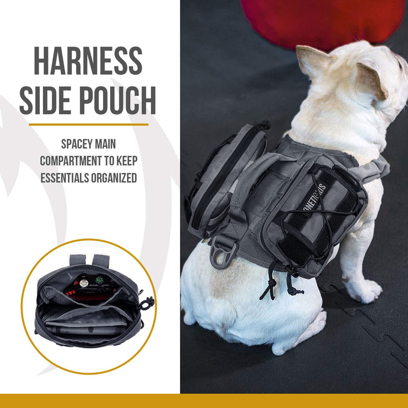 OneTigris EDC Horizontal MOLLE Pouch for Tool Treat Med Grey - PawsPlanet Australia