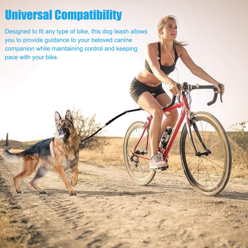 Bike Dog Leash, 180° Rotating Dog Bike Leash, Detachable, Adjustable for The Smoothest Ride - PawsPlanet Australia