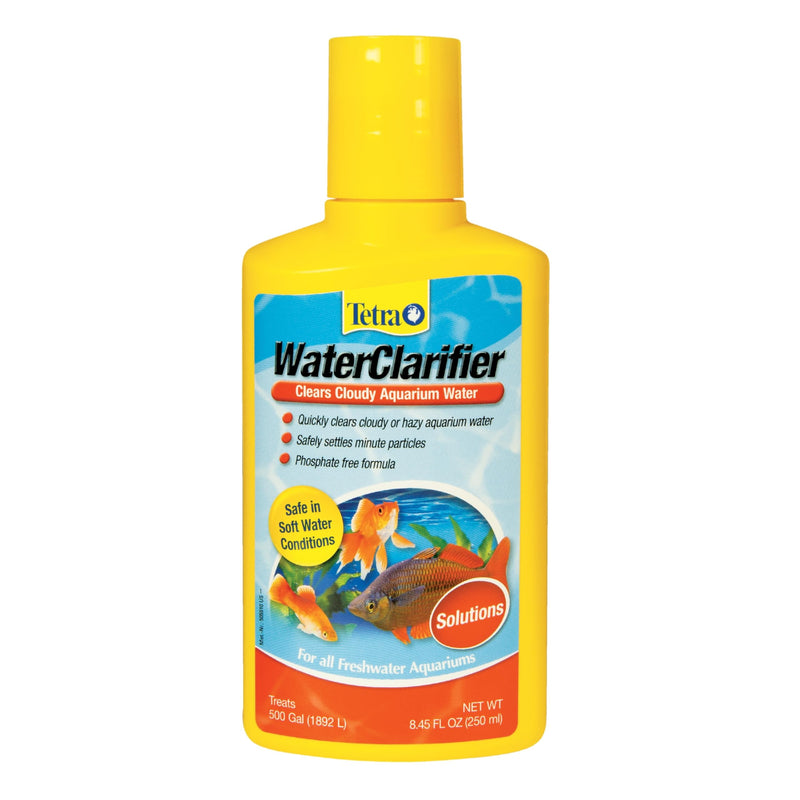 Tetra Water Clarifier, Aquarium Treatment Solution, 8.45 oz, Clears Cloudy Aquarium Water, Safe to Use with Fish and Plants, For Fresh Water