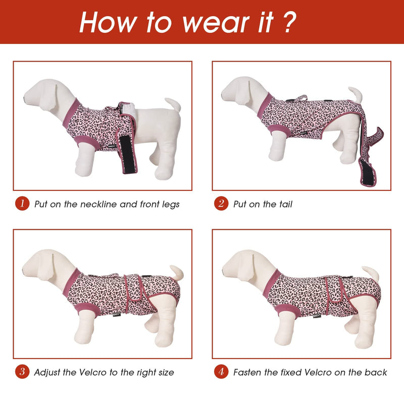 Jiupety Dog Recovery Suit Adjustable, Dog Bodysuit for Abdominal Wound After Surgery, Substitute E-Collar, 3XL Size, Anti-Licking Surgical Dog Onesies, Camo. XXX-Large - PawsPlanet Australia