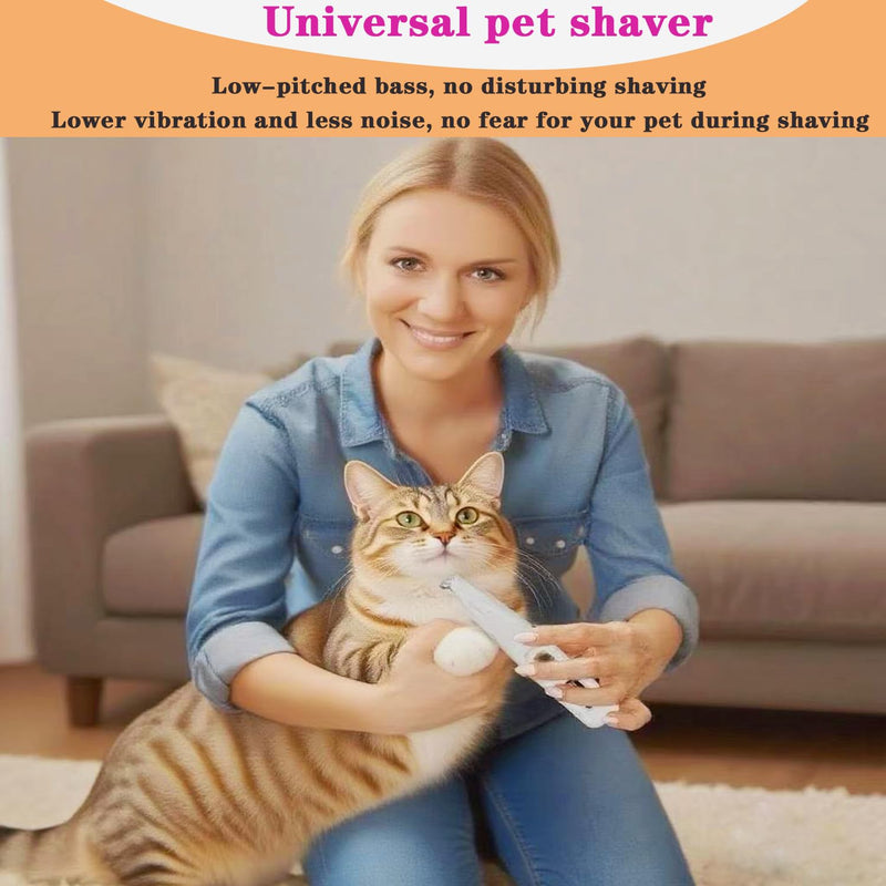 Belvedere Cat Trimmer, Dog Paw Trimmer with Low Noise Trimmers for Grooming, Hair Around Paws Eyes Ears Face Buttocks - PawsPlanet Australia