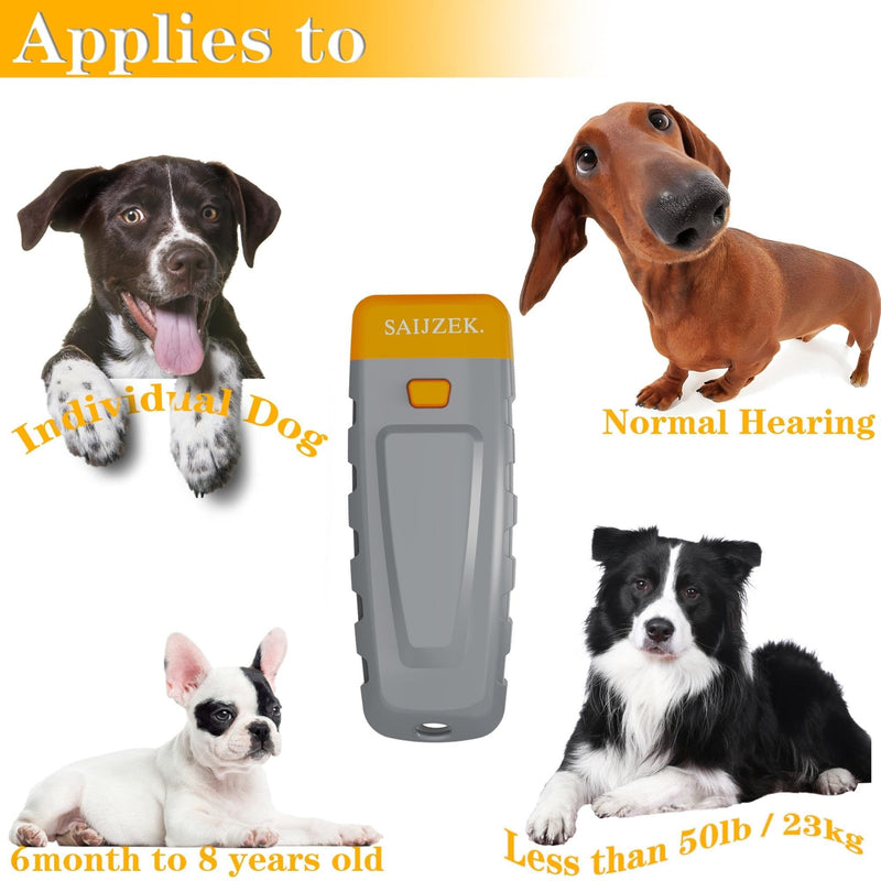 Ultrasonic Dog Trainer | Bark Deterrent Training Device | Anti Barking Silencer | Barks No More Devices | Stop Control Dogs Bad Behavior | Stopper Corrector Clicker Repellent Black - PawsPlanet Australia
