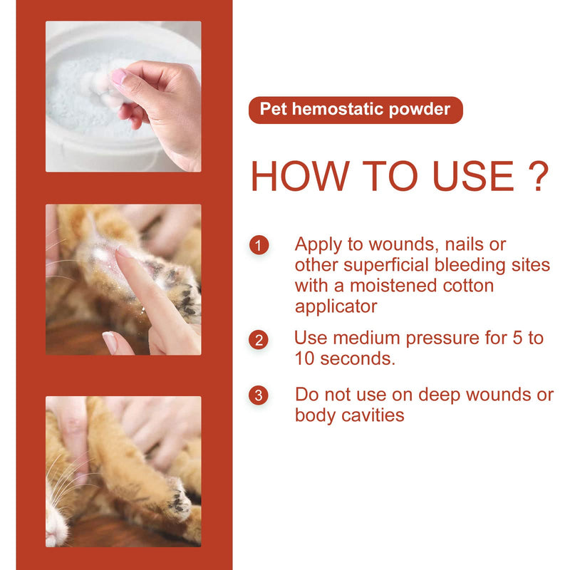 Pets Hemostatic Dogs Cats Blood Stopper Home Work Aid Traumatic Hemostatic Pets-Care Supplies Blood Stopper Stick Bandage