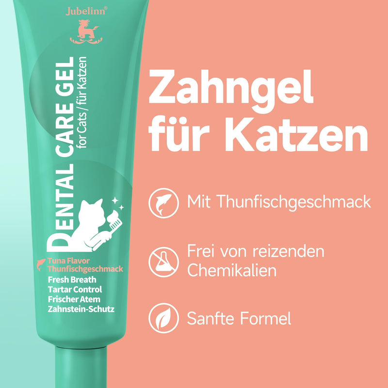 Cat toothpaste with tuna flavor - Promotes fresh breath & healthy oral hygiene - Prevents tartar & inflammation - Gentle formula - Dental Care Gel 60ml