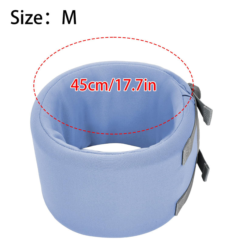 Dog Collar for Dogs to Prevent Licks, Adjustable Protective Shield, Dog Support - For Use in Veterinary Medical Clinics, for Puppies, Cats, Medium and blue M