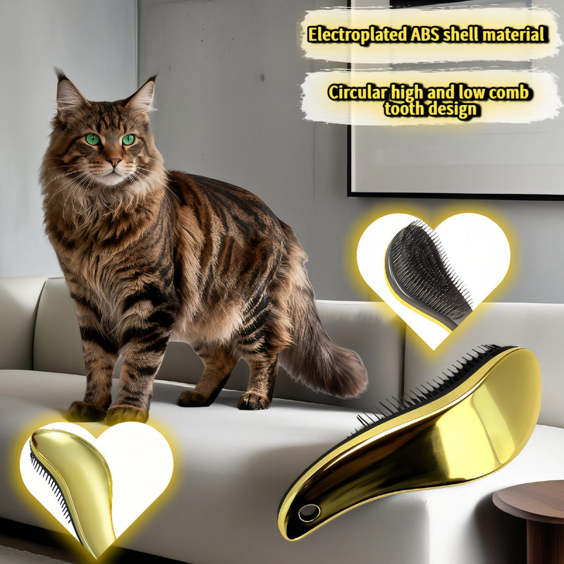 Pet Grooming Glove & Brush 2-in-1 - Gentle Deshedding, Detangling, and Massage for Cats/Dogs, Reduce Shedding & Hairballs, Wet/Dry Use?Ergonomic Massage Deshedding Tool - PawsPlanet Australia
