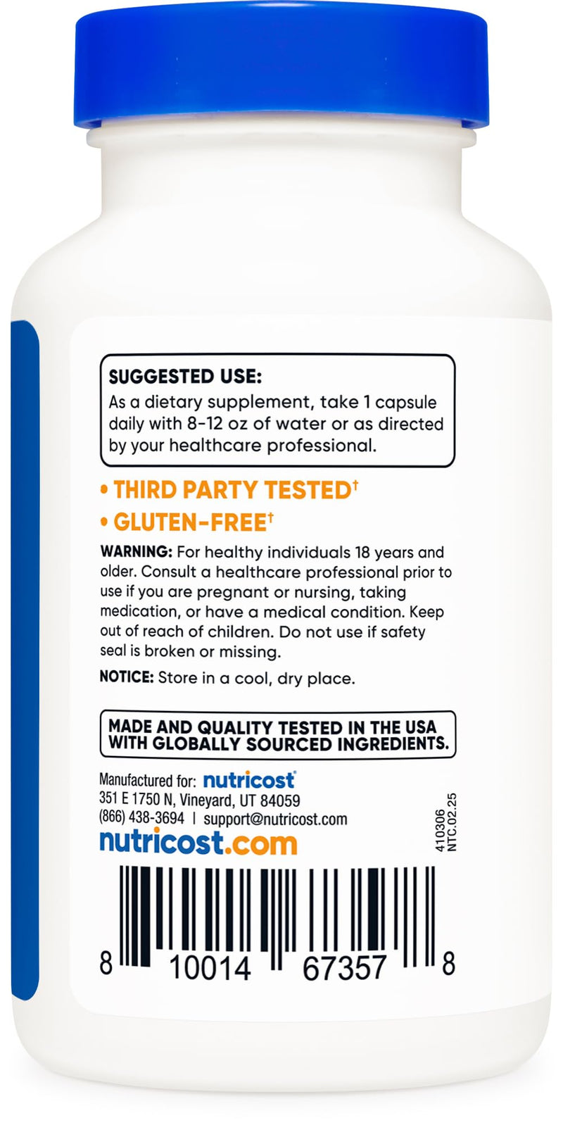 Nutricost Devils Claw Extract 120 Capsules for 120 Servings Per Bottle - Vegetarian, GMO Free and Gluten Free - PawsPlanet Australia