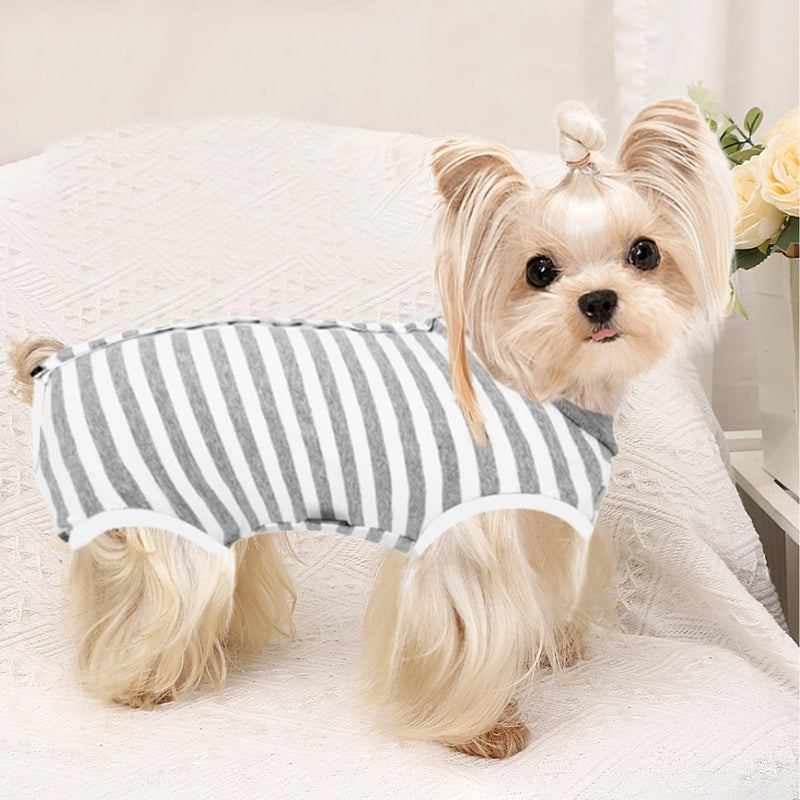 Amexo Dog Surgery Suit, Dog Surgery Recovery Suit Surgery Suits for Dogs Pet Shirt Dog Clothes for Allergies Wound Protection Cone Alternative (S) S