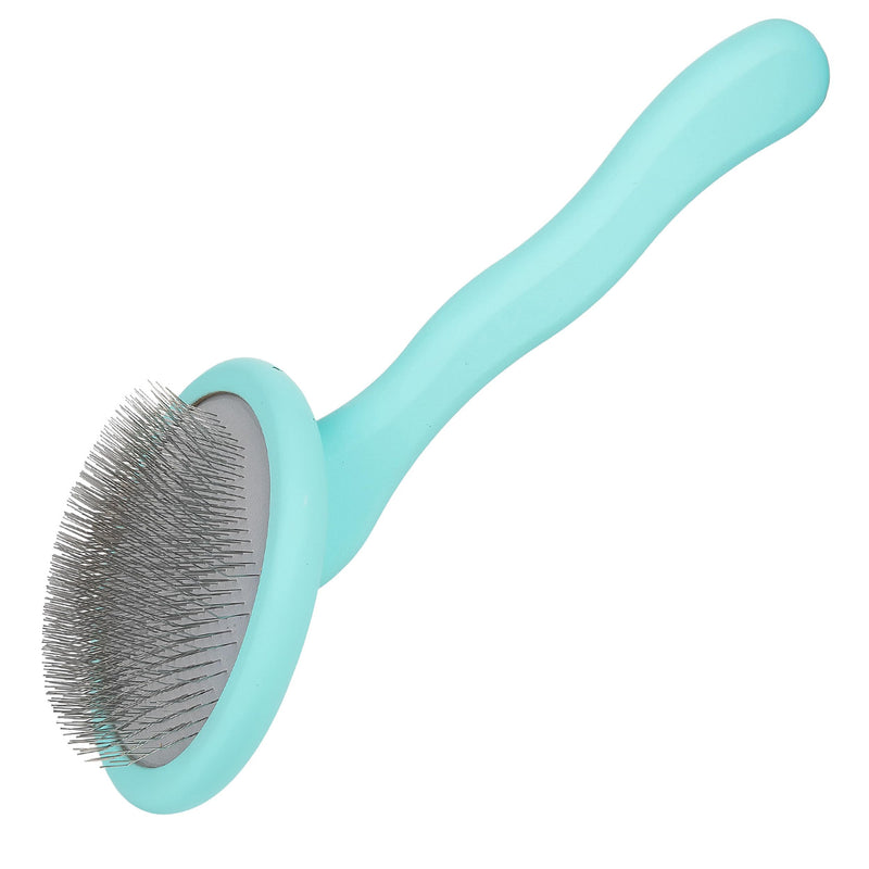 Masterclip Super Slicker Dog Brush – Oval Head with Flexi-Pins for Shedding & Detangling – Ideal for Curly, Double & Long Coats