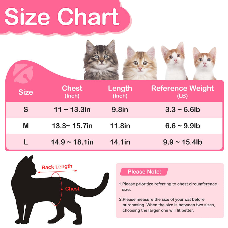 Cat Recovery Suit Cat Onesie for Cats After Surgery, Breathable Cat Surgery Recovery Suit Female for Abdominal Wounds, Kitten Recovery Suit E-Collar Alternative Cat Onesie After Spay Anti Licking L Blue - PawsPlanet Australia