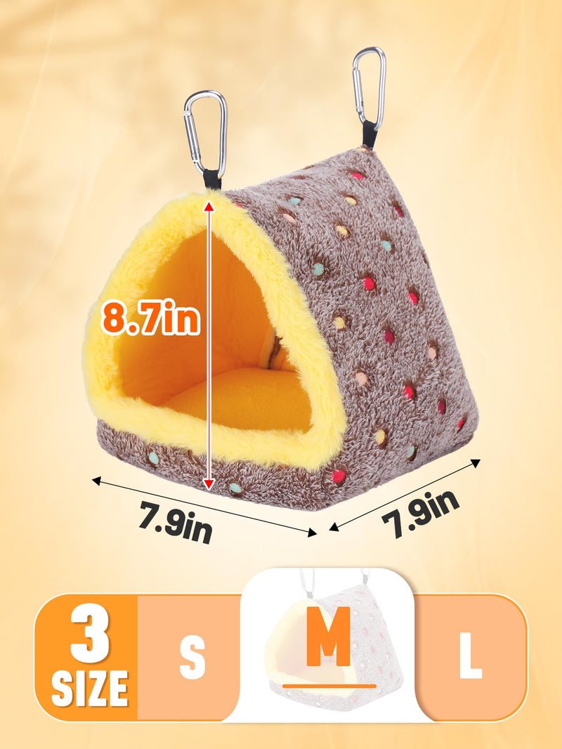Medium Winter Warm Bird Nest for Cage - Comfortable Bird Bed with Support Board, Hanging Hammock Shed Hideaway Hut Gift for Macaws African Grey Amazon Parrots Medium - PawsPlanet Australia