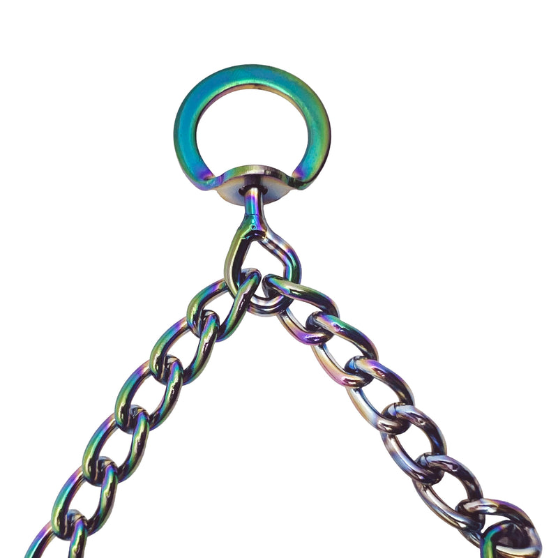 No Pull Dog Collar Dog Training Collar for Small Medium Large Dogs (Rainbow Color, M) Rainbow Color - PawsPlanet Australia