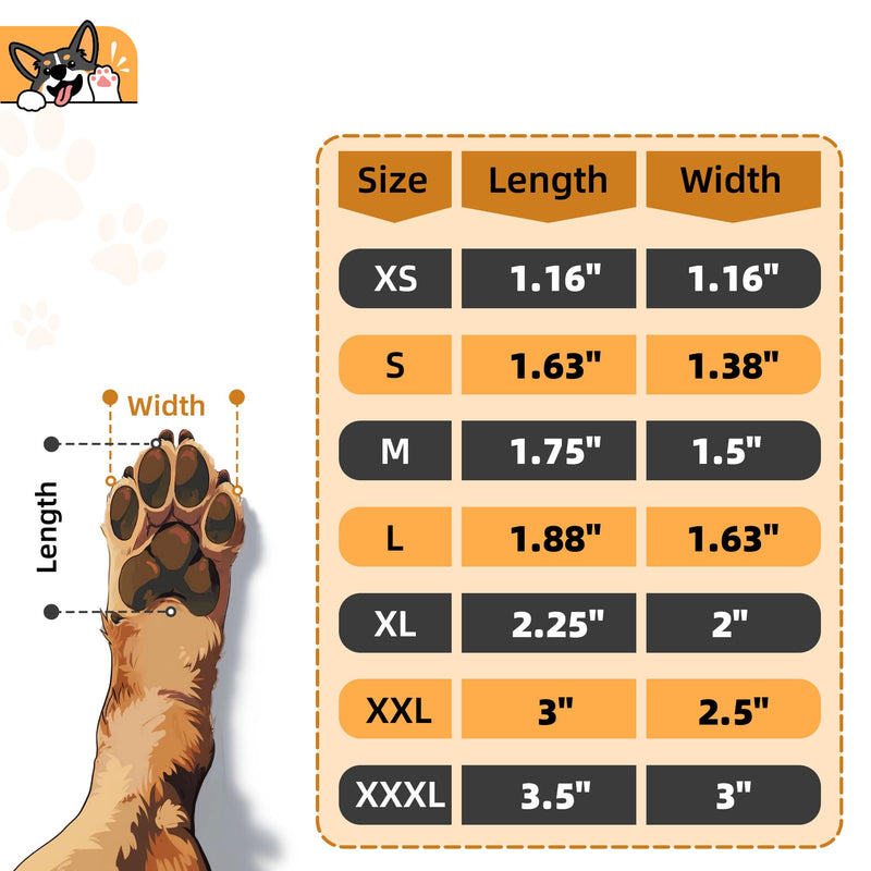 Anti-Slip Dog Paw Protector Pads for Senior Dogs, Dog Paw Adhesive Pads on Hardwood Floor,Senior Dog Essentials with Strong Traction,Dog Grippers,12 Sets 48 pc XXXL Black - PawsPlanet Australia