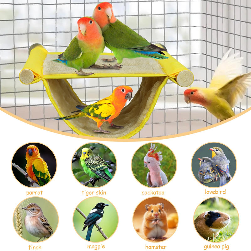 Winter Warm Bird Nest Bed, Parrot Hanging Nest, Cage Hammock, Snuggle Hut for Parakeet Budgies Cockatiels Lovebird Cockatoo Finch Hamster Chinchilla - PawsPlanet Australia
