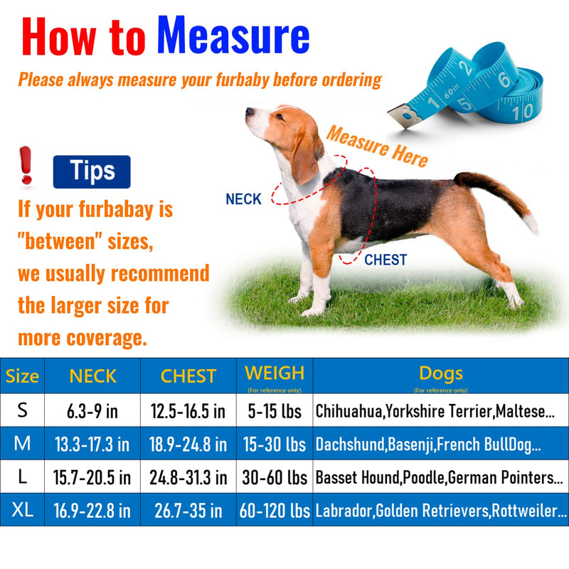 Dog Hunting Vest Blaze Orange Outdoor Safety Dog Vest High Visibility Reflective Dog Vest for Dogs Avoid Mistaken of Hunter, Prefect Accessories for Dog Walking,Hunting,Camping,Out Door Activities. L - PawsPlanet Australia