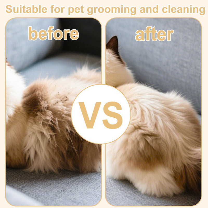 2pcs Comb for Cats and Dogs, Self-Cleaning Pet Grooming Brush with Release Button Gentle Cats Comb for Cleaning Shedding Pets Hairs - PawsPlanet Australia