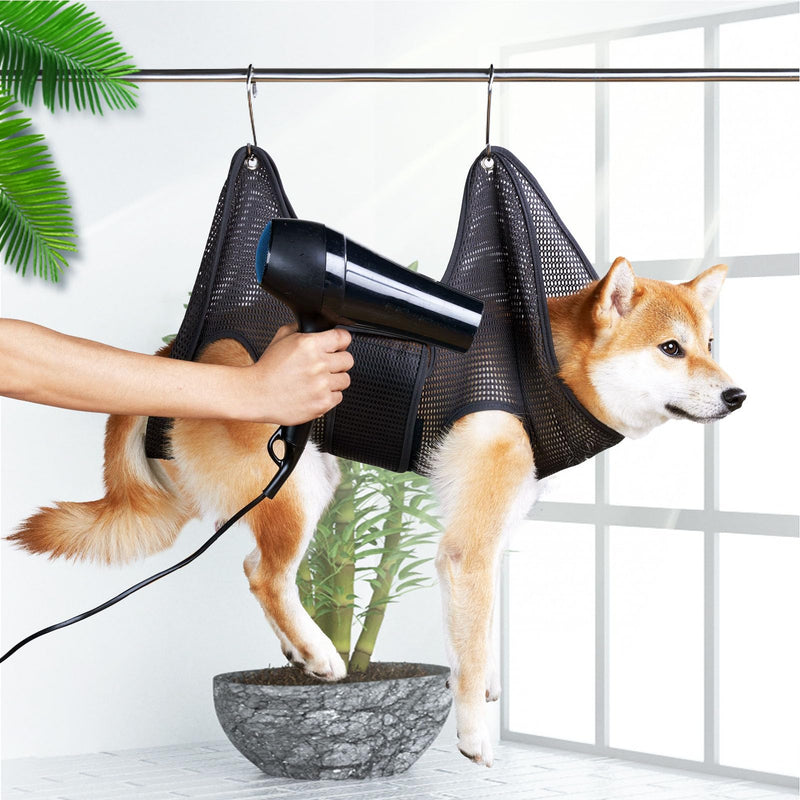 Generic Dog Grooming Hammock, Relaxation Cat Hanger Sling for Trimming Clipping Nails Dog Sling Dog Hammock for Nail Trim Adjustable Dog Hammock Restraint Bag for Small Medium Large Dog L - PawsPlanet Australia