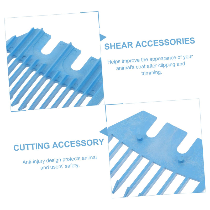 2pcs Electric Wool Shears Accessories Goat Trimmer Electric Razor Shaver Guide for Sheep Clipper Guide for Sheep Grooming Shaver Guide Clippers Plastic Protection - PawsPlanet Australia