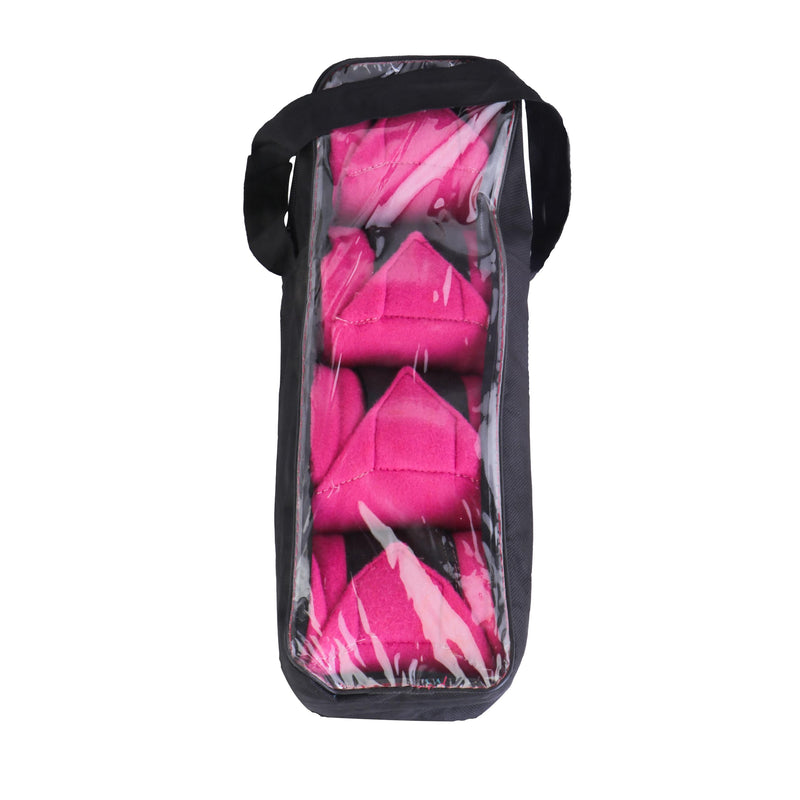 Horse Leg Bandage/Horse Leg wrap (Set of 4) Red, Blue, Navy Blue, Black, Pink, and White (Pink)