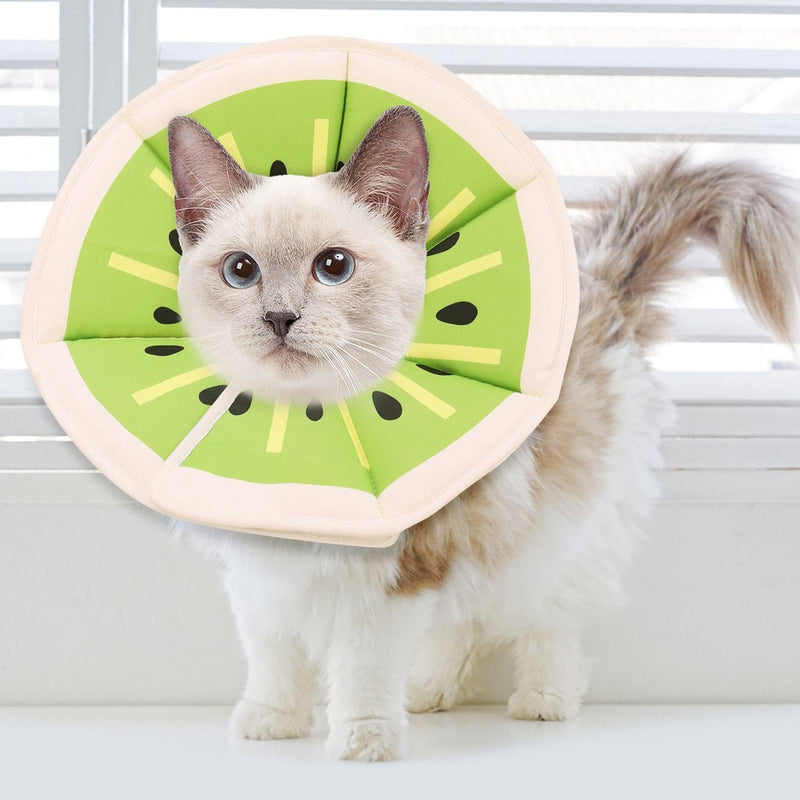 1-Piece Animal Collar Ring, Creative and Cute, Soft and Comfortable, Adjustable Collar, Printed Cat and Dog Donut Protective Cover