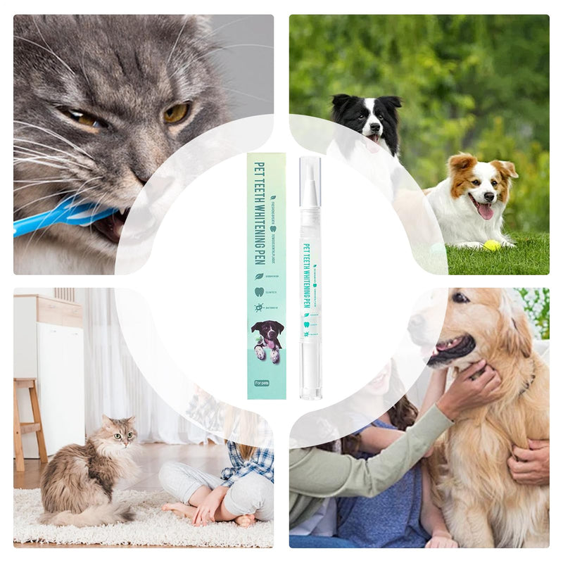 Teeth Cleaning Gel for Dogs - Teeth Cleaner for Dogs - Brush-free - Home Daily Care Products for Puppies and Kittens