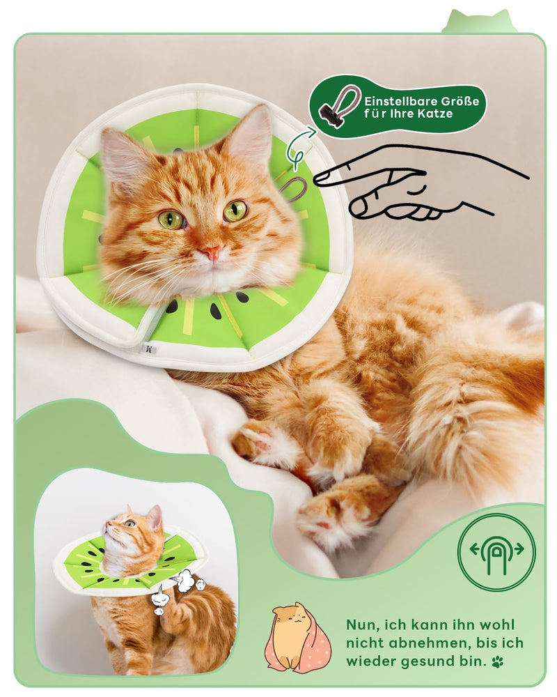 Supet Cat Collar, Adjustable Collar Cat Collar, Recovery Collar, Soft Collar Cone After Surgery and Injuries for Puppies, Small Dogs and Cats