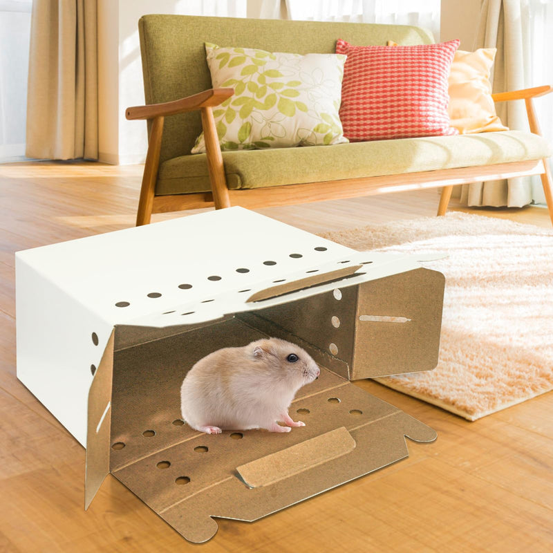 Disposable Cardboard Pet Carrier for Small Animals-12 Pack - PawsPlanet Australia