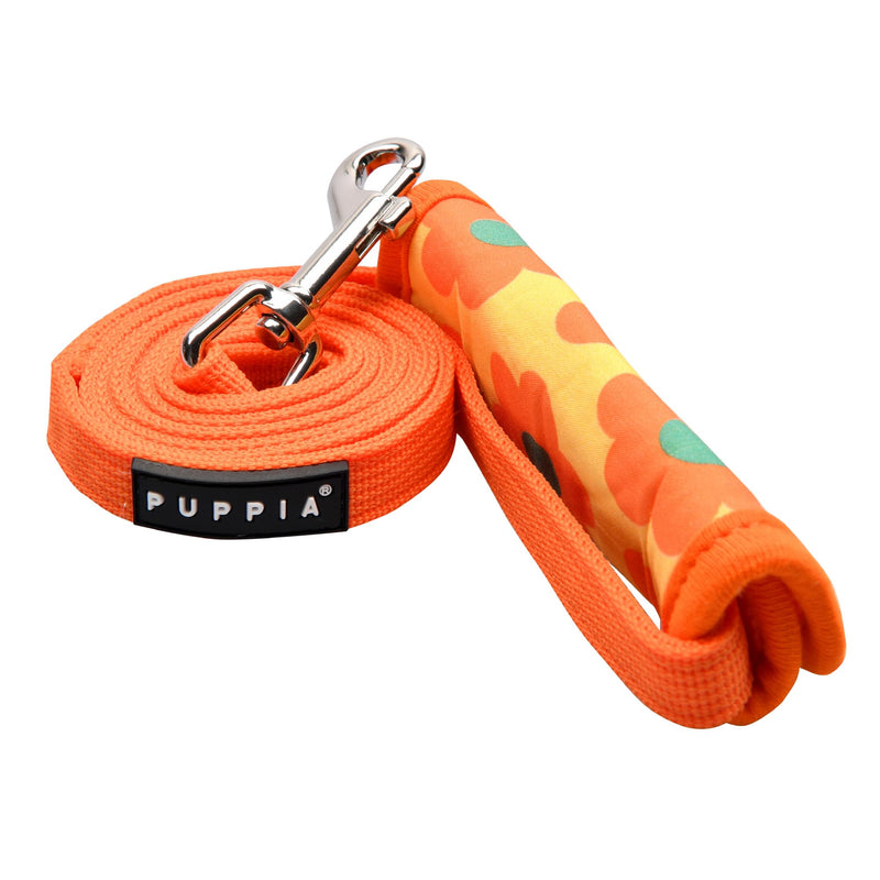 Puppia Spring and Summer Fashion Bacopas Dog Leash, Orange, Medium ORANGE_BACOPAS - PawsPlanet Australia