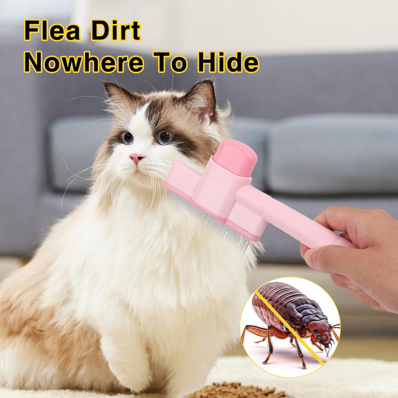 2 Pcs Pet Hair Removal Gloves, Reusable Electro Static Pet Hair Cleaning Gloves with 5 Pcs Pet Comb, Suitable for Couch, Furniture, Carpet, Car Seat - PawsPlanet Australia