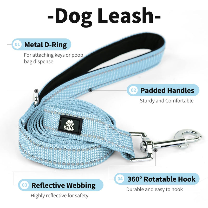 IVY&LANE Dog Harness Set Bundle Dog Collar and Leash Set | Small | Blue - PawsPlanet Australia