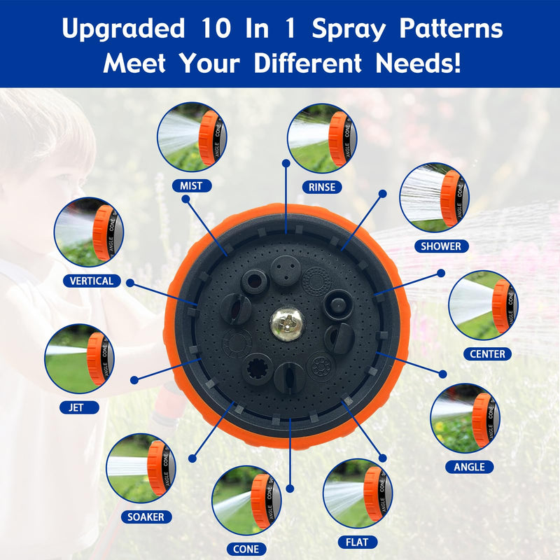 Dog Shower Attachment Sprayer Nozzles with 3/4” GHT Male x 1/2” NPT Male Connector for Garden Hose Dog Wash Sprayer with Soap Dispenser Hose Shampoo Nozzle Sprayer for Indoor Outdoor Pet Pup Dog Wash - PawsPlanet Australia