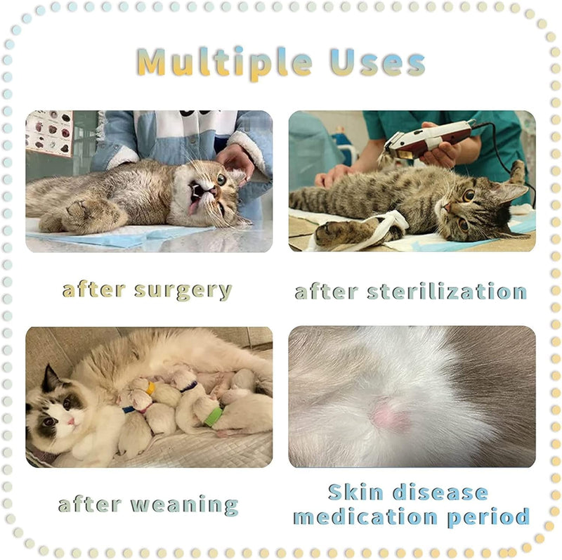 Cat Body After Surgery Castration Pet Medical Surgical Shirt Surgery Recovery Suits for Cats Style: red l