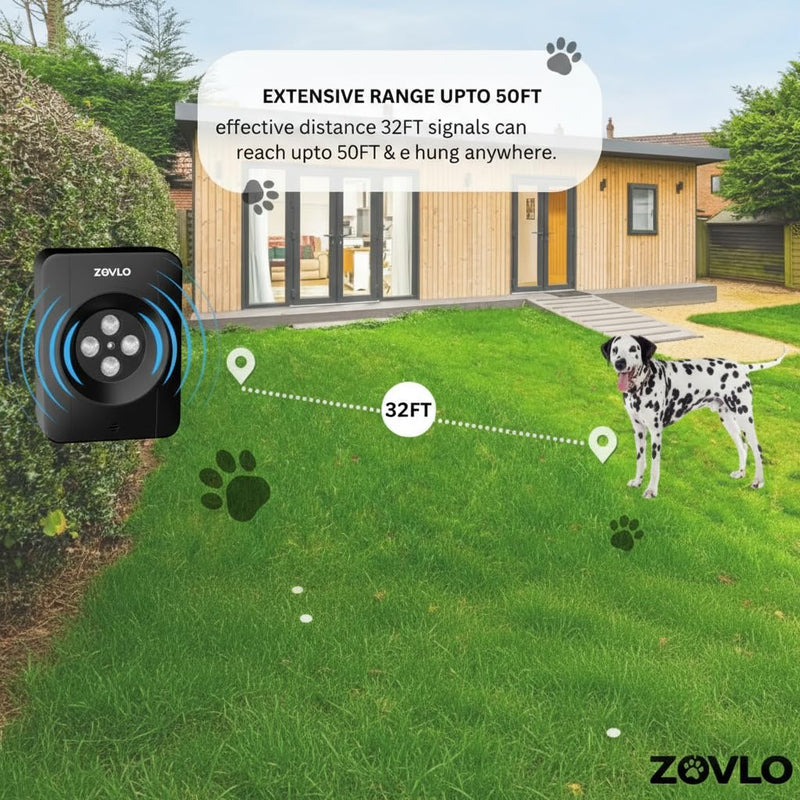 Anti Barking Device for Dogs, Ultrasonic Dog Bark Deterrent Devices, Dog Barking Deterrent Devices with 4 Transmitters, 3 Modes Bark Box, Dog Barking Stopper Long Range for Indoor & Outdoor Use