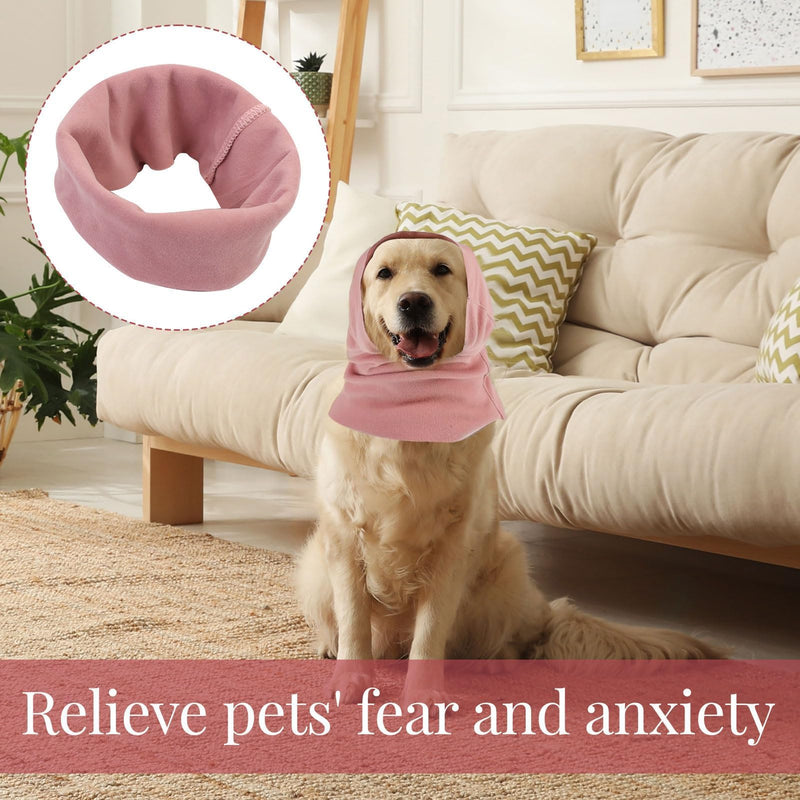 2PCS Dog Ear Defenders & Protectors for Bath, Shower & Anxiety Relief (Cat & Dog, Pink & Black)