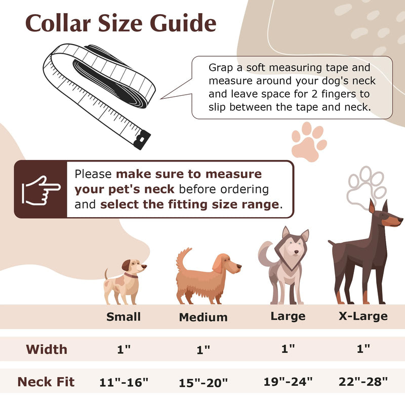 Stainless Steel Chain Martingale Collar for Dogs, No Pull Slip Cinch Choker Choke Collar Training Escape Proof Heavy Duty Dog Collar for Small Medium Large Pet Girl Female Dogs, Pink Daisy XL XL(Neck22-28") - PawsPlanet Australia