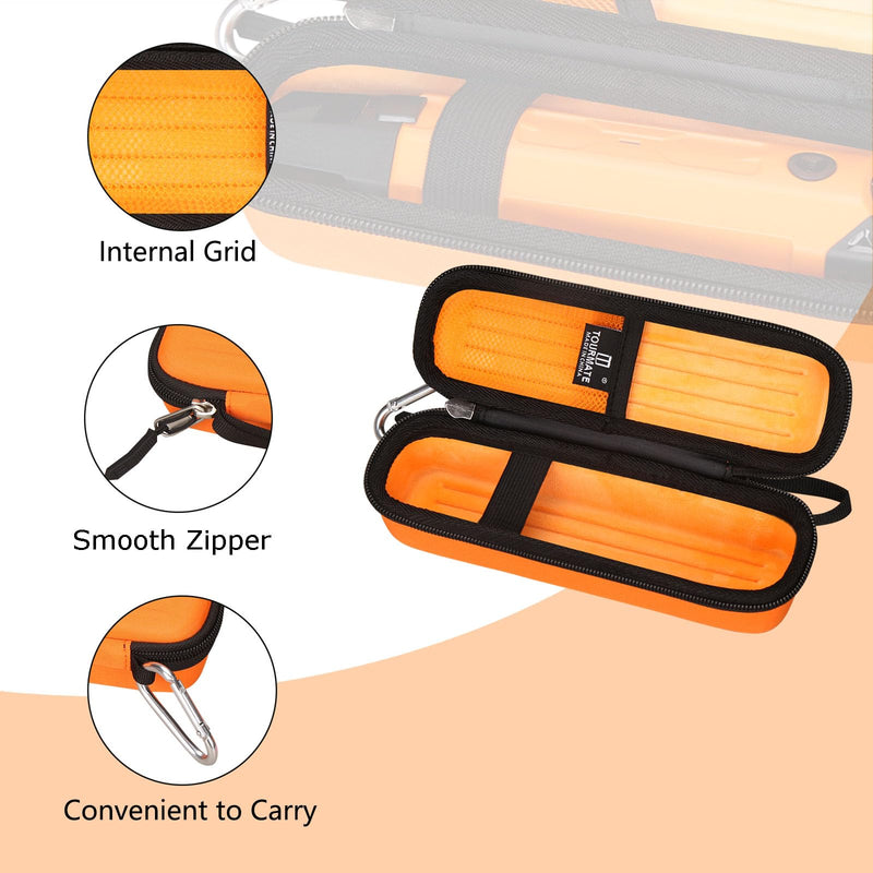 Hard Storage Case for Casfuy Dog Nail Grinder - Travel Case (Orange) Orange - PawsPlanet Australia