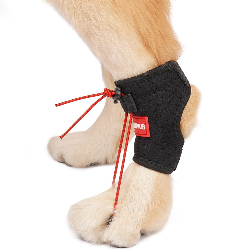 Dog Canine Knuckling Brace Rear Leg Dog Foot Brace Wrap for Toe Dragging Cause by Sciatic Nerve Insufficiency, Myelopathy, Herniated Disc (Medium) Medium 1