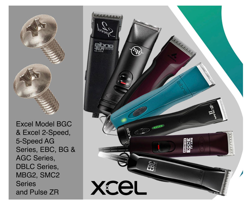 XCEL Blade Drive Screws Compatible for All Andis Models (Set of 2) - PawsPlanet Australia