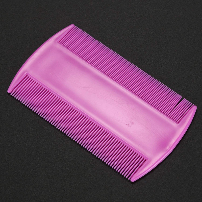 4 Pcs Lice Combs, Double sided Pet Combs, Cat Dog Pet Grooming Fine Tooth Hair Combs Pet Supplie Combs
