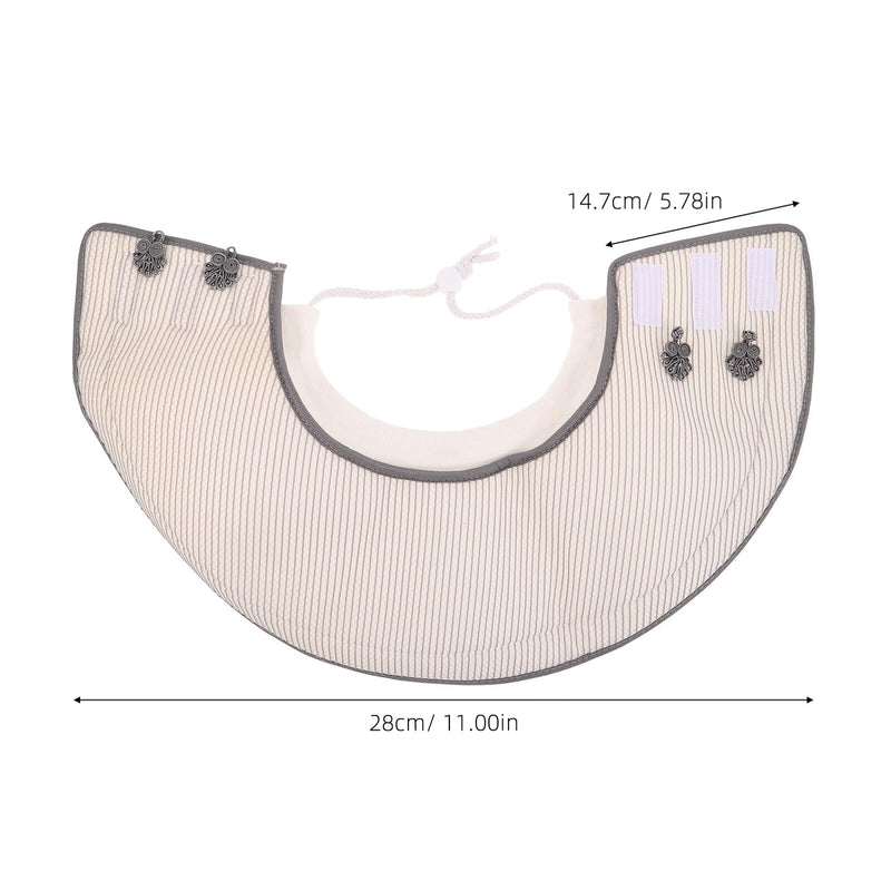 SOLUSTRE Adjustable Anti-Lick Collar for Dogs and Cats Soft Breathable Elizabeth Collar Protection against Biting and Licking Lightweight Post-operative Neck Brace Size XL (15 cm)