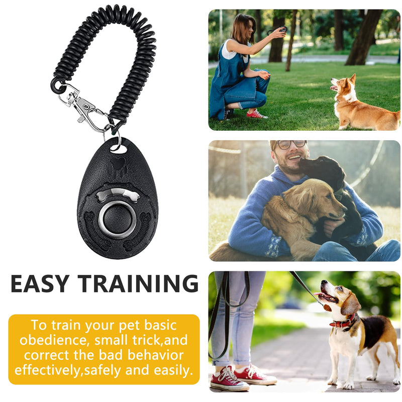SZO Dog Treat Pouch with Pet Training Clicker, Dog Training Treat Pouch with Waist Belt Clip, Magnetic Closure, Hands-Free Training - Black&Red Red&Black - PawsPlanet Australia
